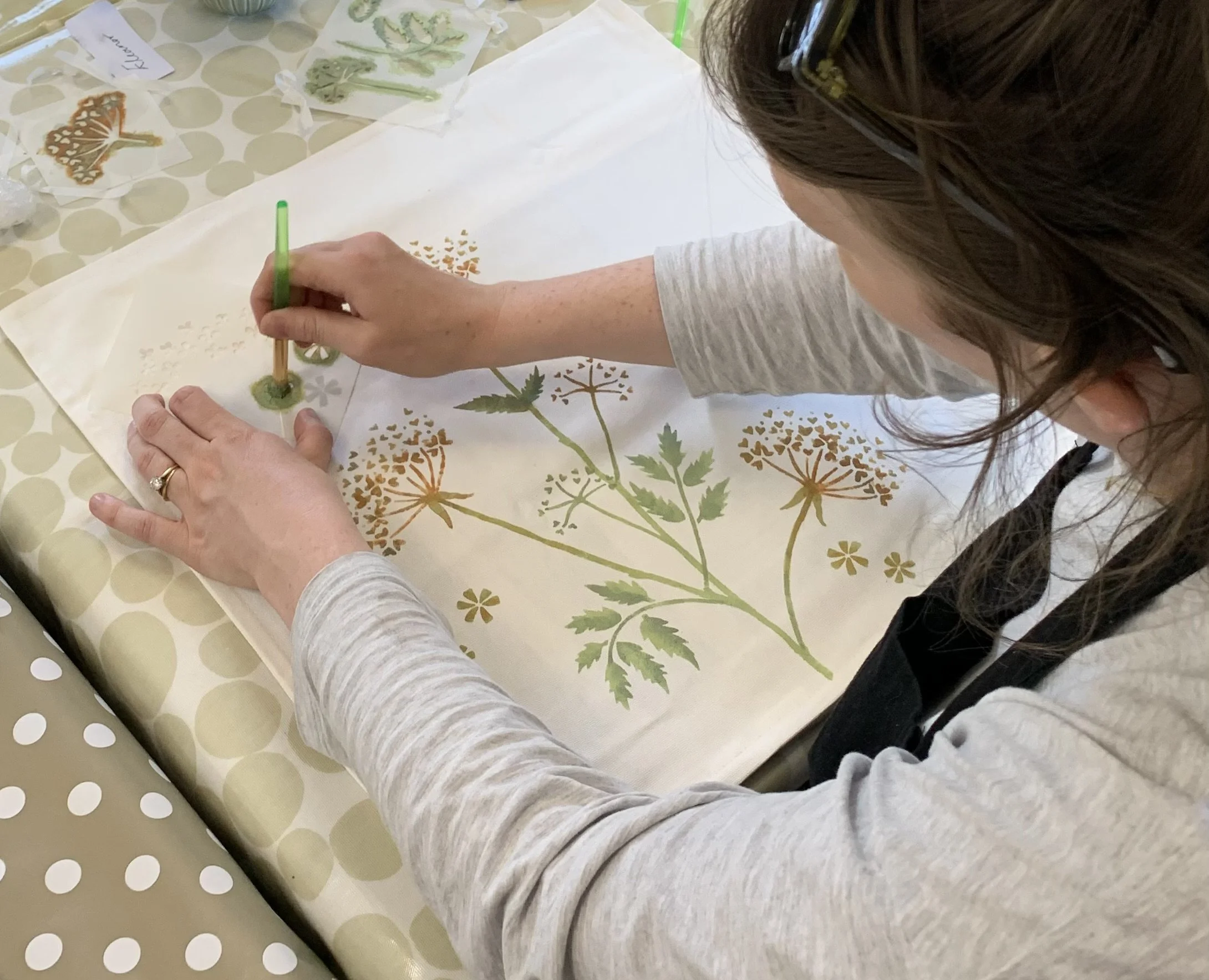 stencil printing: one-day workshop at kingston lacy