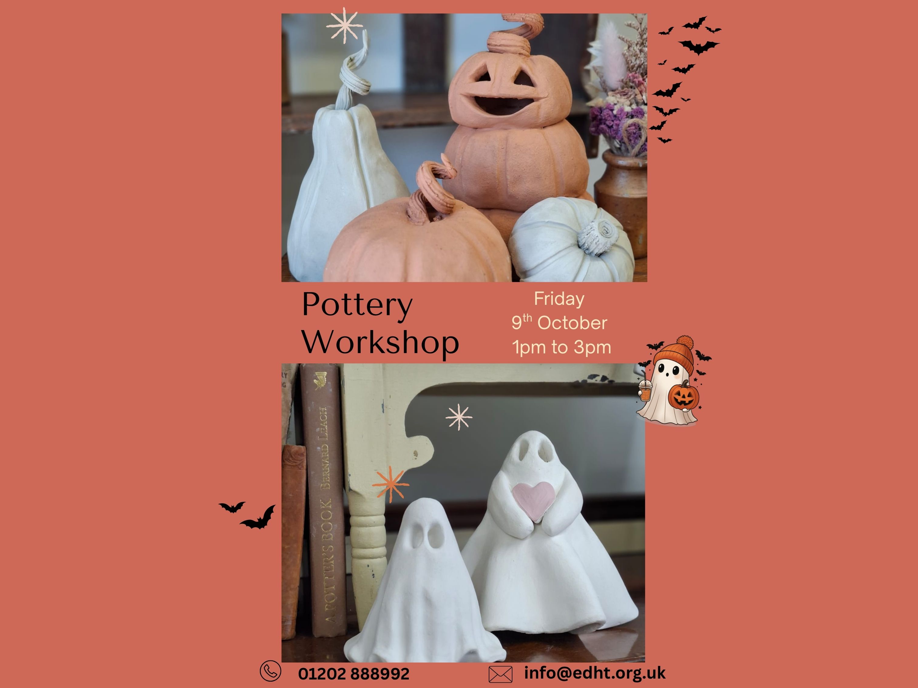 Pottery Workshop – Pumpkin, Gourd an Ghost